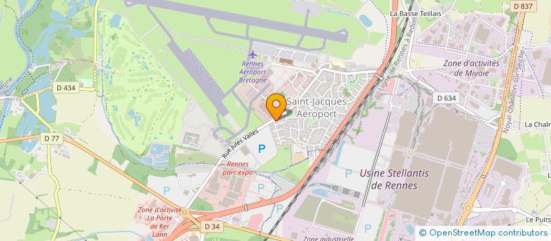 localisation de l'entreprise MADAME INASS BENSRHIR  SAINT-JACQUES-DE-LA-LANDE