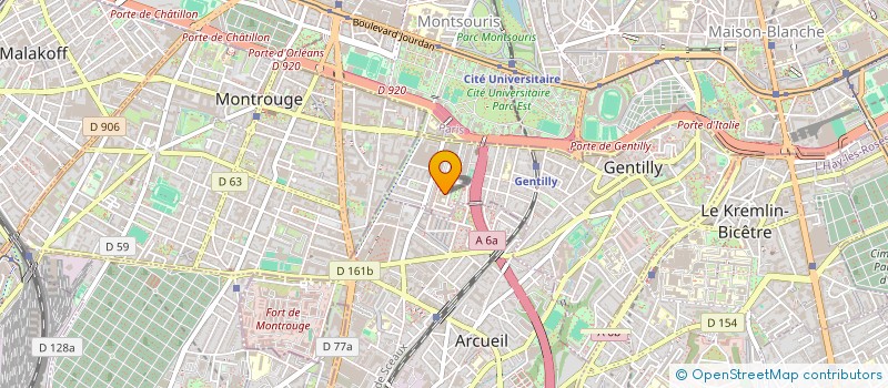 localisation de l'entreprise MADAME INASS EL ABOUDI  GENTILLY