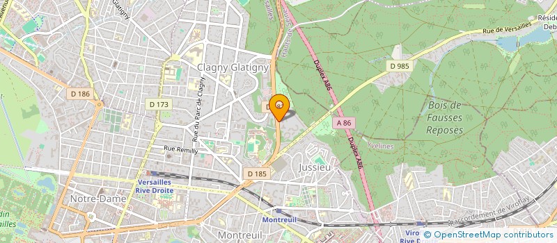 localisation de l'entreprise MADAME INASSE YOUSSOUF à VERSAILLES