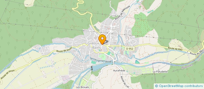 localisation de l'entreprise MADAME INCARNACION BOSQUET  GREOUX-LES-BAINS