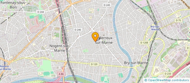 localisation de l'entreprise MADAME INCI KOSEOGLU  LE PERREUX-SUR-MARNE