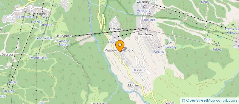 localisation de l'entreprise MADAME INDIA COOPER  PEISEY-NANCROIX