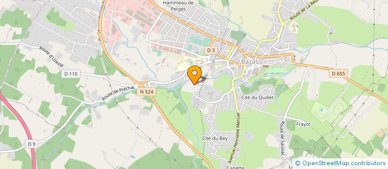 localisation de l'entreprise MADAME INDIA GRANGIER  BAZAS