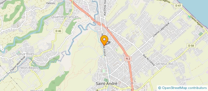 localisation de l'entreprise MADAME INDIA MURIEL SAVARANIN  SAINT-ANDRE