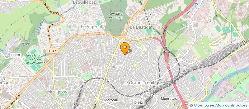 localisation de l'entreprise MADAME INDIA ROUTHIER à LIMOGES