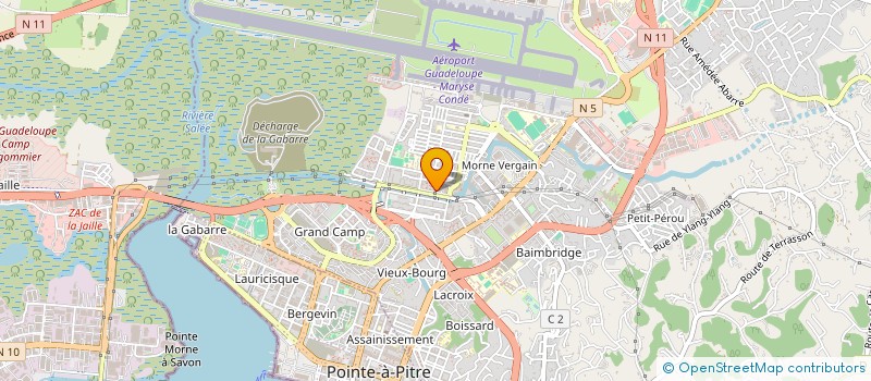 localisation de l'entreprise MADAME INDIRA CARABALLO  LES ABYMES