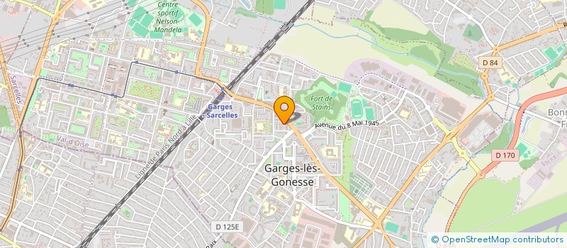 localisation de l'entreprise MADAME INDIRA GOMES  GARGES-LES-GONESSE