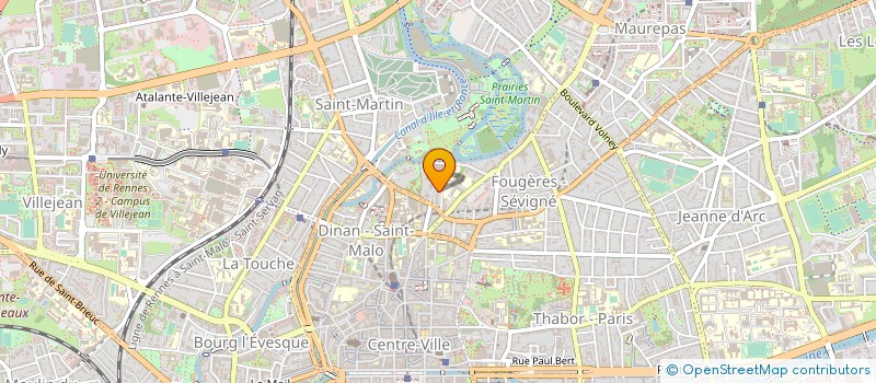 localisation de l'entreprise MADAME INDIRA WEDELL  RENNES