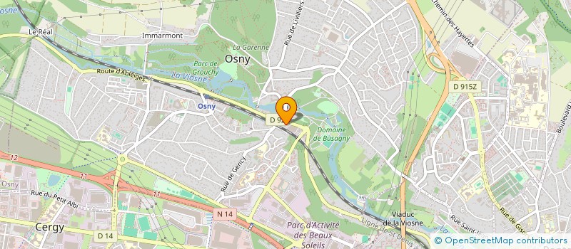 localisation de l'entreprise MADAME INDRA FOUBERT  OSNY