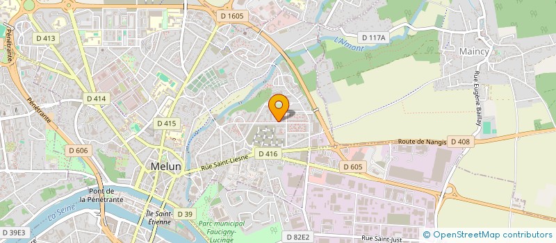 localisation de l'entreprise MADAME INDRE KALTENIS à MELUN