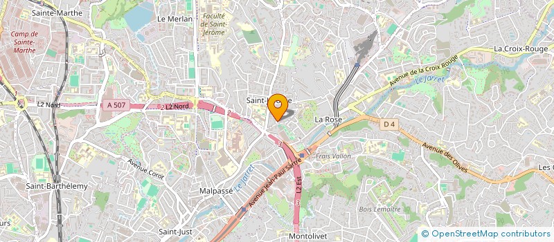 localisation de l'entreprise MADAME INES ABED  MARSEILLE