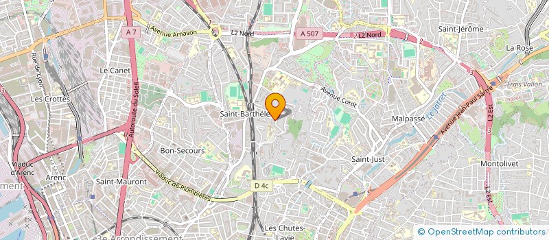 localisation de l'entreprise MADAME INES ABOU KAMAR  MARSEILLE