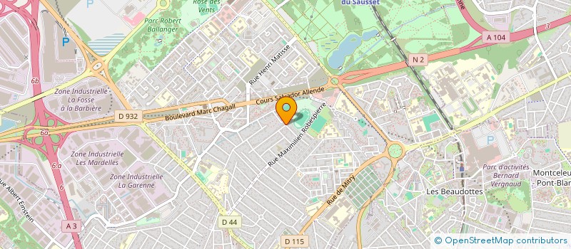 localisation de l'entreprise MADAME INES AIBECHE  AULNAY-SOUS-BOIS