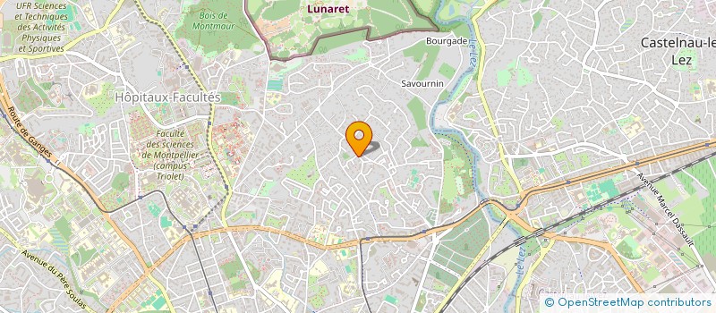 localisation de l'entreprise MADAME INES AIGOIN DE MONTREDON à MONTPELLIER