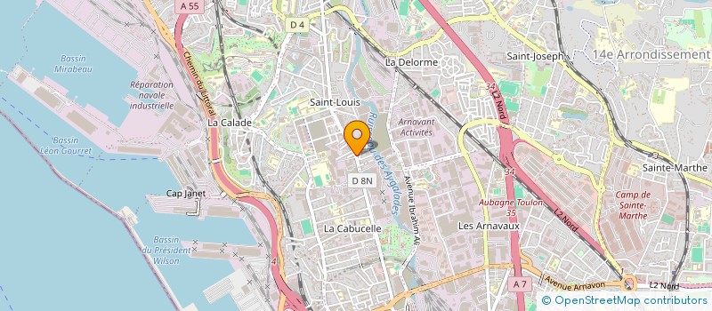 localisation de l'entreprise MADAME INES AIMAD à MARSEILLE