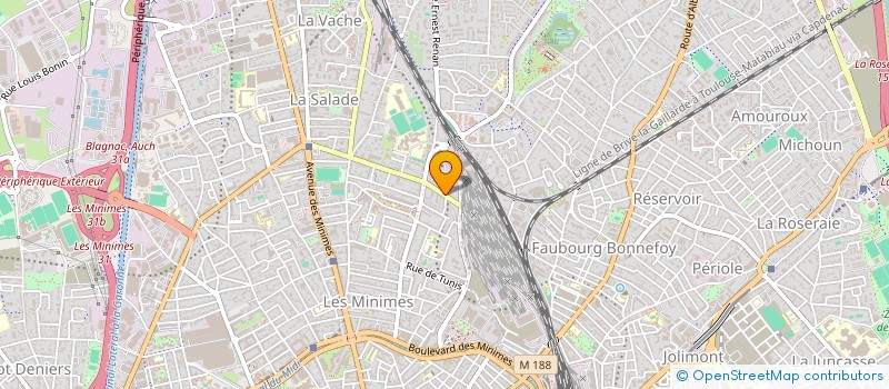 localisation de l'entreprise MADAME INES AISSAOUI à TOULOUSE