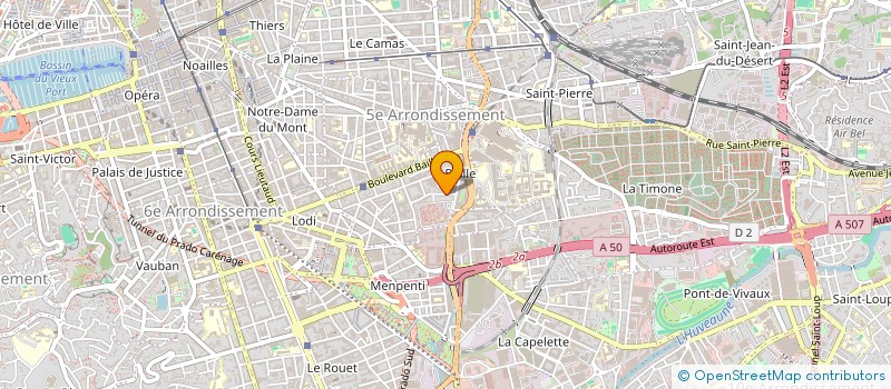 localisation de l'entreprise MADAME INES AIT ABBA à MARSEILLE