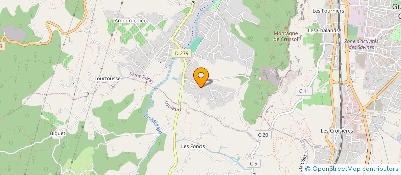 localisation de l'entreprise MADAME INES ALAOUI  SAINT-PERAY