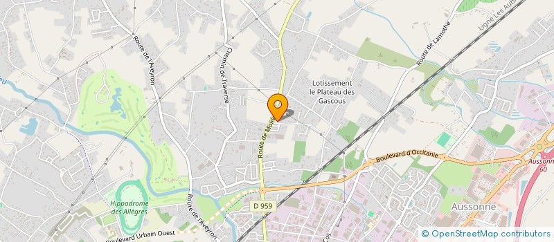 localisation de l'entreprise MADAME INES ALLAOUA  MONTAUBAN