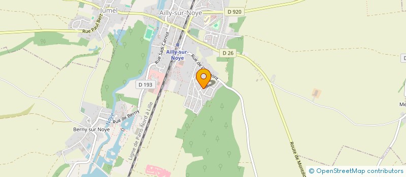 localisation de l'entreprise MADAME INES AMARA LAVAQUERIE  AILLY-SUR-NOYE