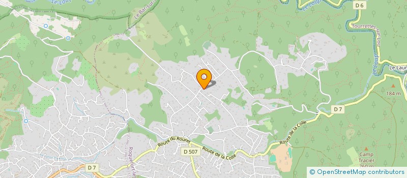 localisation de l'entreprise MADAME INES AMRANI  ROQUEFORT-LES-PINS