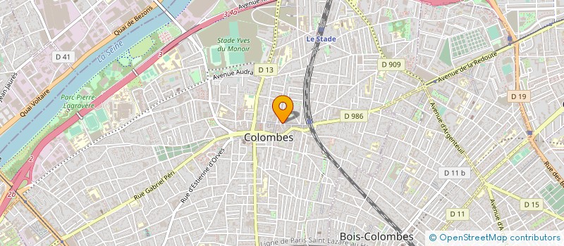 localisation de l'entreprise MADAME INES ANCIAES à COLOMBES