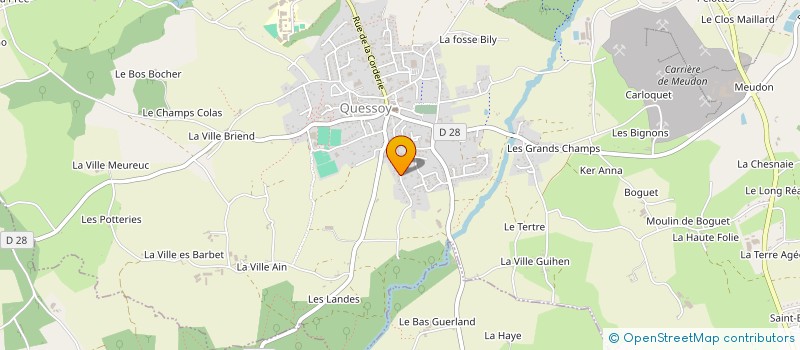 localisation de l'entreprise MADAME INES ANGEBAUD à QUESSOY