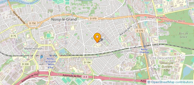 localisation de l'entreprise MADAME INES ANWAR  NOISY-LE-GRAND