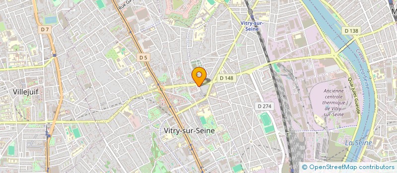 localisation de l'entreprise MADAME INES ARIF  VITRY-SUR-SEINE