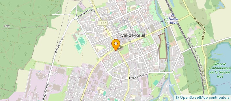 localisation de l'entreprise MADAME INES ATMANI  VAL-DE-REUIL