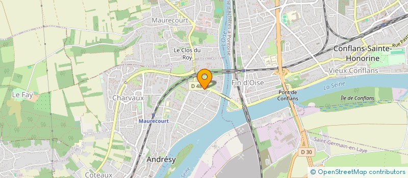 localisation de l'entreprise MADAME INES ATOUANI  ANDRESY