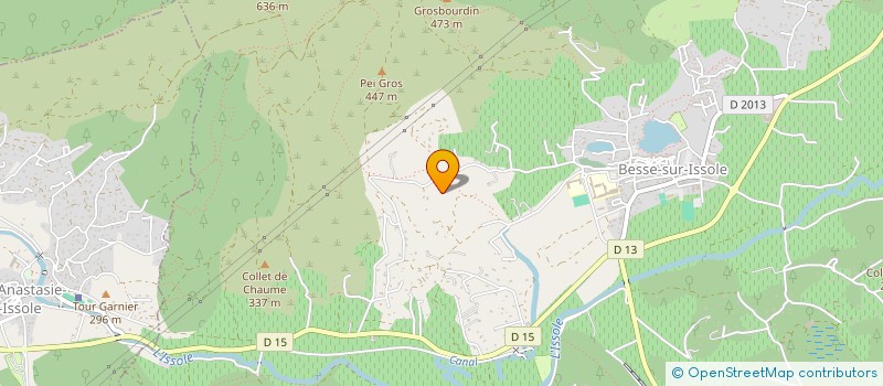 localisation de l'entreprise MADAME INES AUDEMARD à BESSE-SUR-ISSOLE