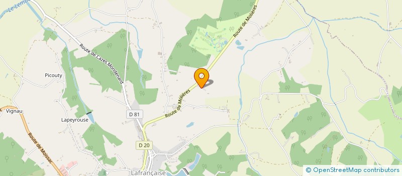 localisation de l'entreprise MADAME INES AUSTRUY  MONTASTRUC