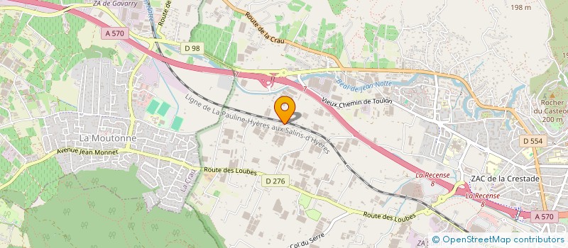 localisation de l'entreprise MADAME INES AYAVOU  HYERES