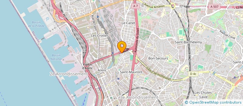 localisation de l'entreprise MADAME INES AZIBI  MARSEILLE