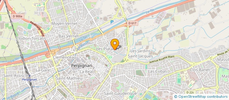 localisation de l'entreprise MADAME INES BAKKALI à PERPIGNAN