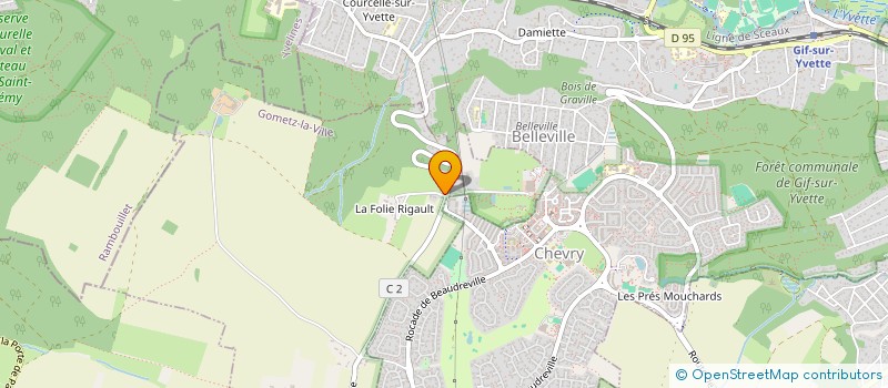 localisation de l'entreprise MADAME INES BARA  GOMETZ-LA-VILLE