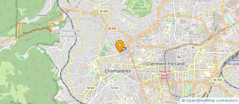 localisation de l'entreprise MADAME INES BARROCHE à CHAMALIERES