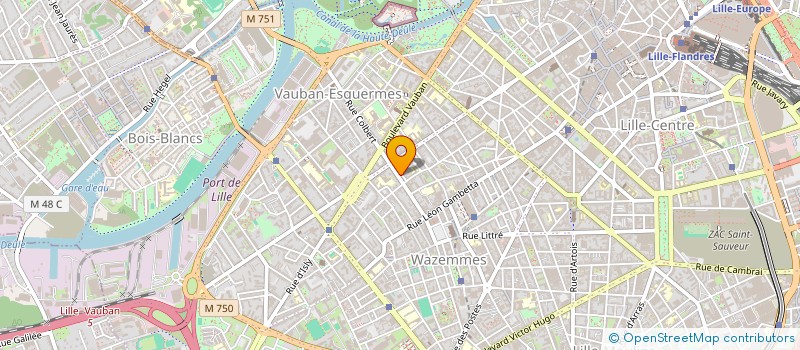 localisation de l'entreprise MADAME INES BASTIEN à LILLE