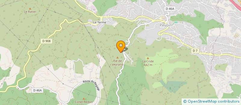 localisation de l'entreprise MADAME INES BAUDIN  PEYPIN