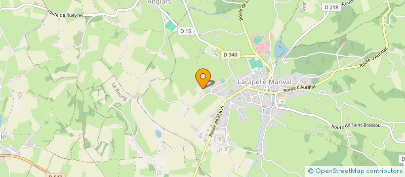 localisation de l'entreprise MADAME INES BAYNAT-LABARTHE  LACAPELLE-MARIVAL