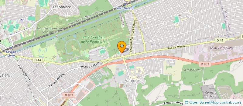 localisation de l'entreprise MADAME INES BEKA  VAUJOURS