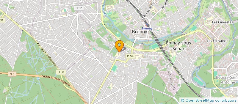 localisation de l'entreprise MADAME INES BEL HAJ SAID  BRUNOY