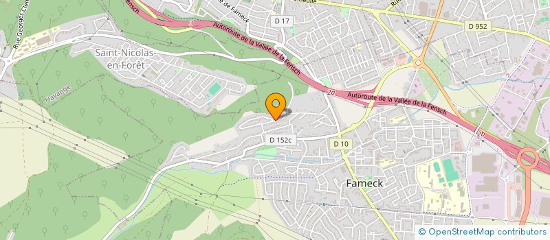 localisation de l'entreprise MADAME INES BELAID  FAMECK