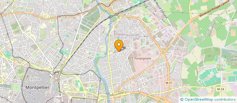 localisation de l'entreprise MADAME INES BELGHAZI à MONTPELLIER