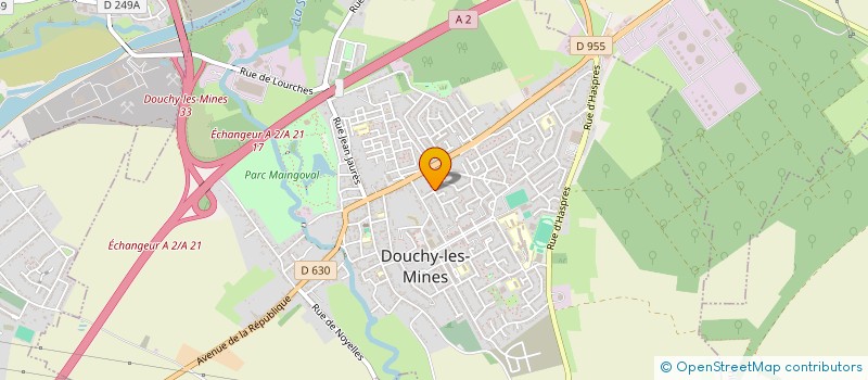 localisation de l'entreprise MADAME INES BELKHODJA à DOUCHY-LES-MINES