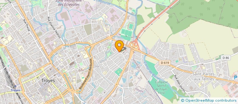 localisation de l'entreprise MADAME INES BELLAAMARI  TROYES
