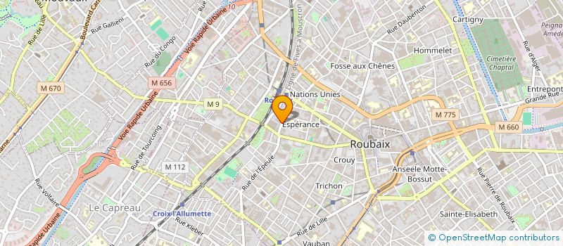 localisation de l'entreprise MADAME INES BEN ABDELKADER à ROUBAIX