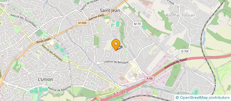 localisation de l'entreprise MADAME INES BEN AICHA ESAIN à SAINT-JEAN