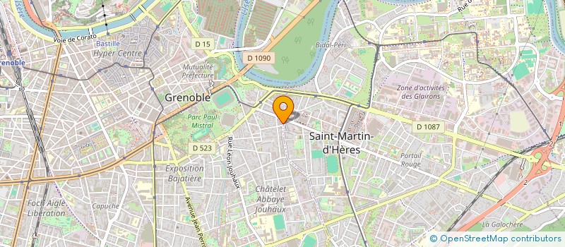 localisation de l'entreprise MADAME INES BEN M'RAD à GRENOBLE